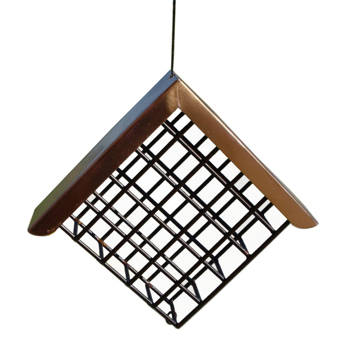 Hanging Suet Basket w/Roof