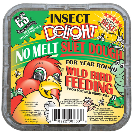 Product image for Insect Delight No Melt Suet Dough, 12/pack