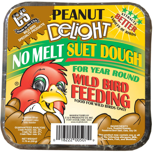 Product image for Peanut Delight No Melt Suet Dough, 12/pack