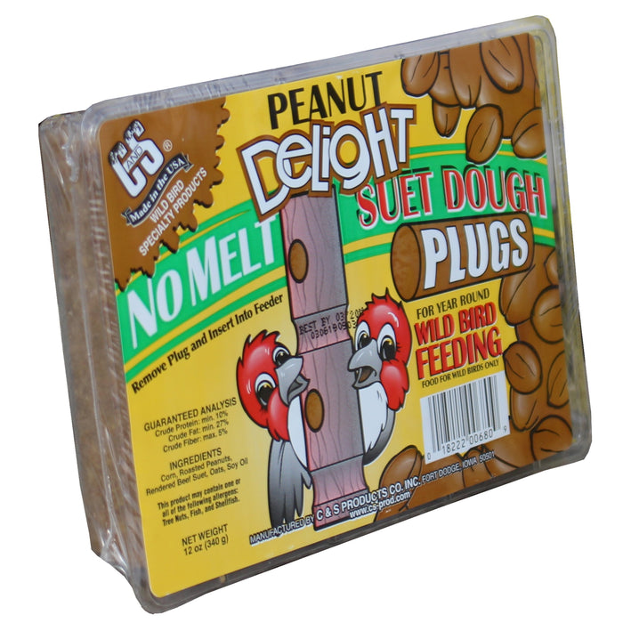 Peanut Delight No Melt Suet Dough Plugs